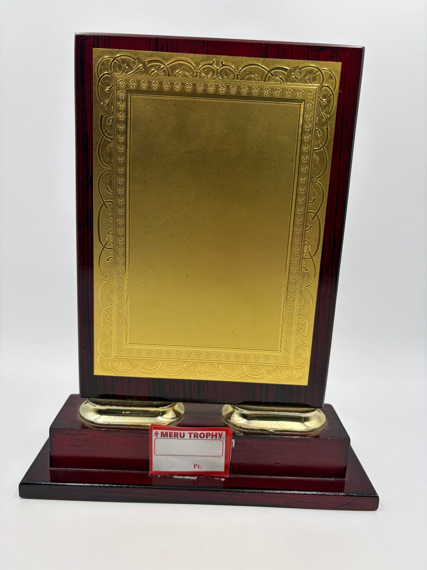 Wooden Trophy Recognition Award 3196