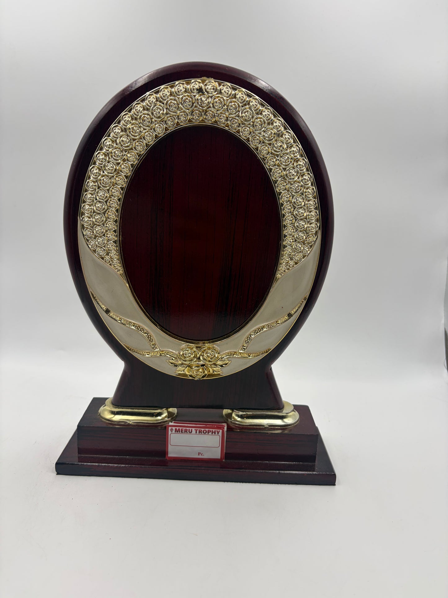 Wooden Appreciation Award Memento with Gold Accent 3143