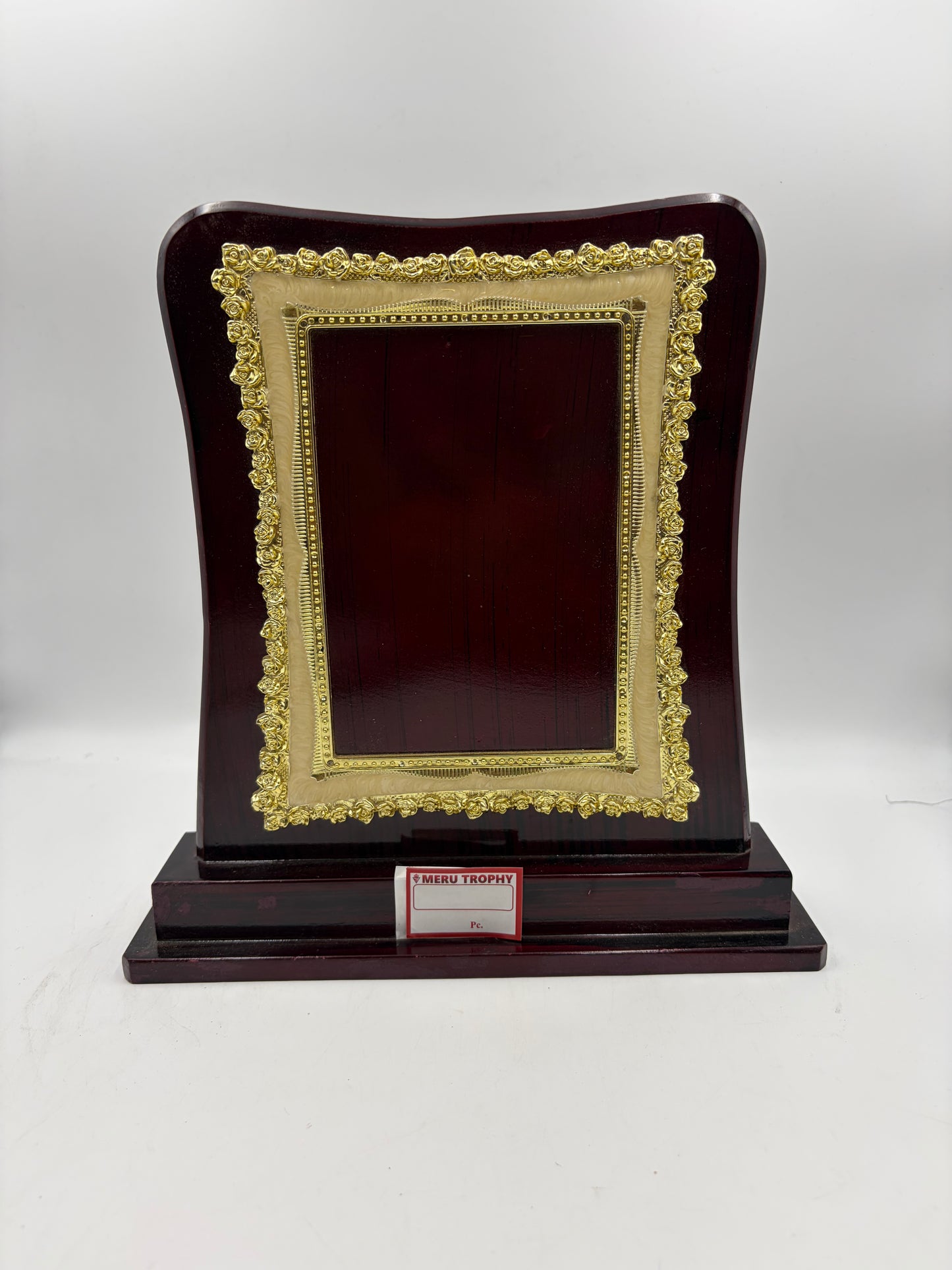 Wooden Achievement Trophy with Gold Detailing 1160