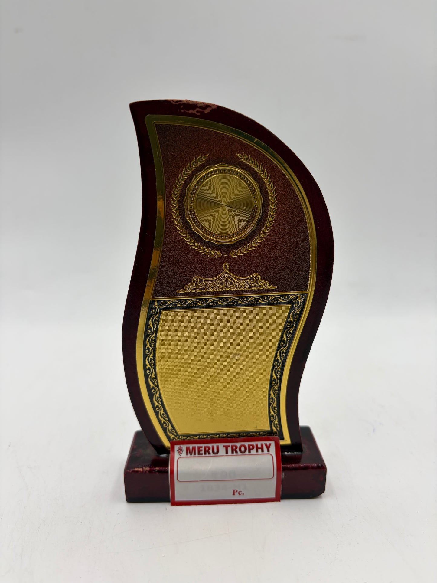 Wooden Memento Recognition Award 1834 - Custom Wooden Trophy