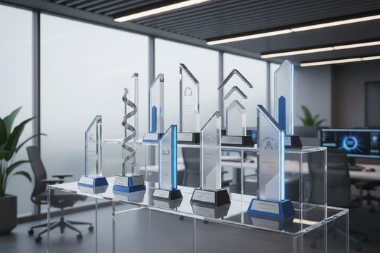 Modern Acrylic Trophies for Tech Companies