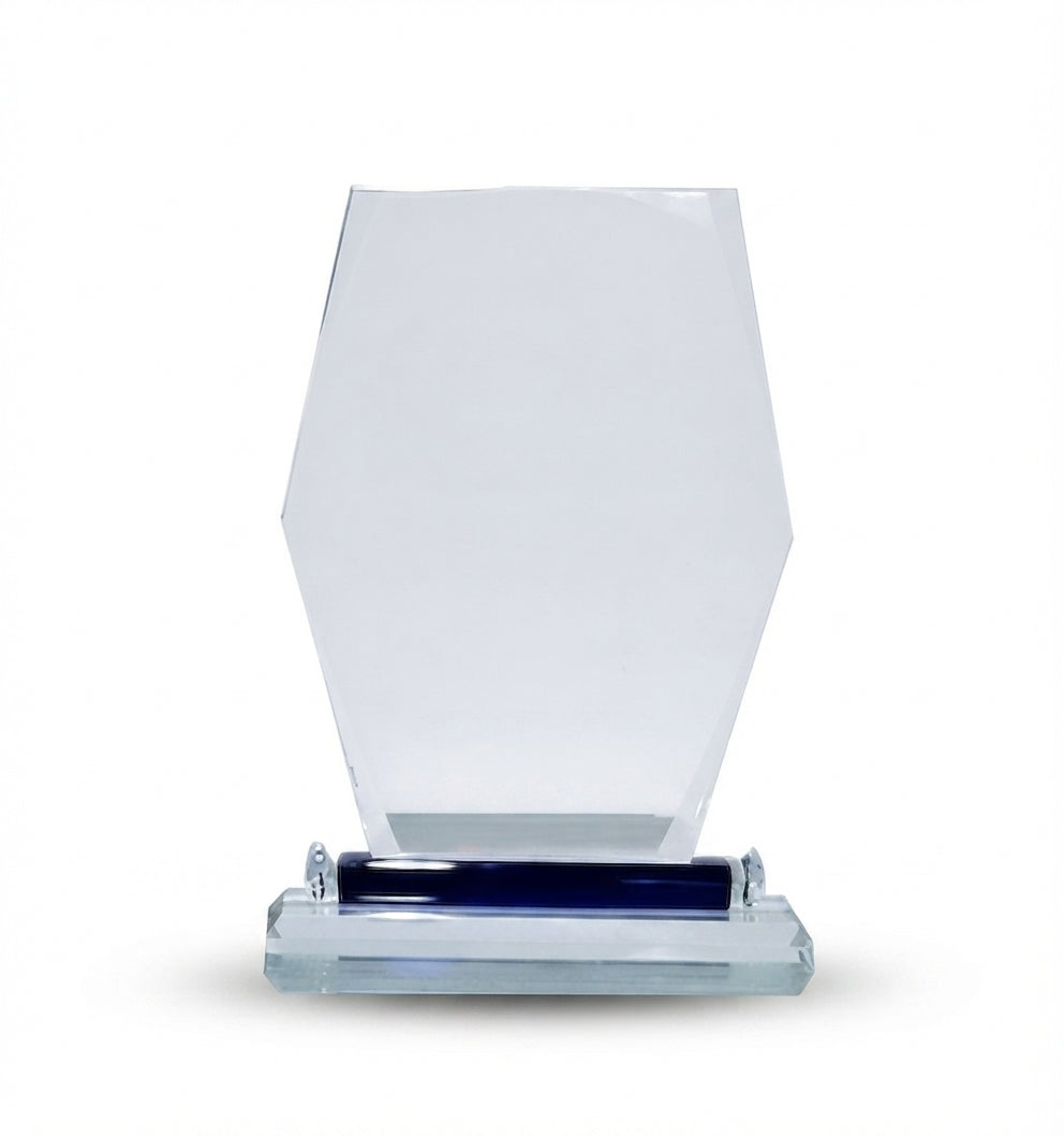 Crystal Trophy Award for Recognition CST 80 - Custom Crystal Awards - Meru Trophy