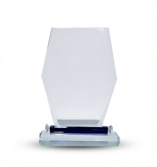 Crystal Trophy Award for Recognition CST 80 - Custom Crystal Awards - Meru Trophy
