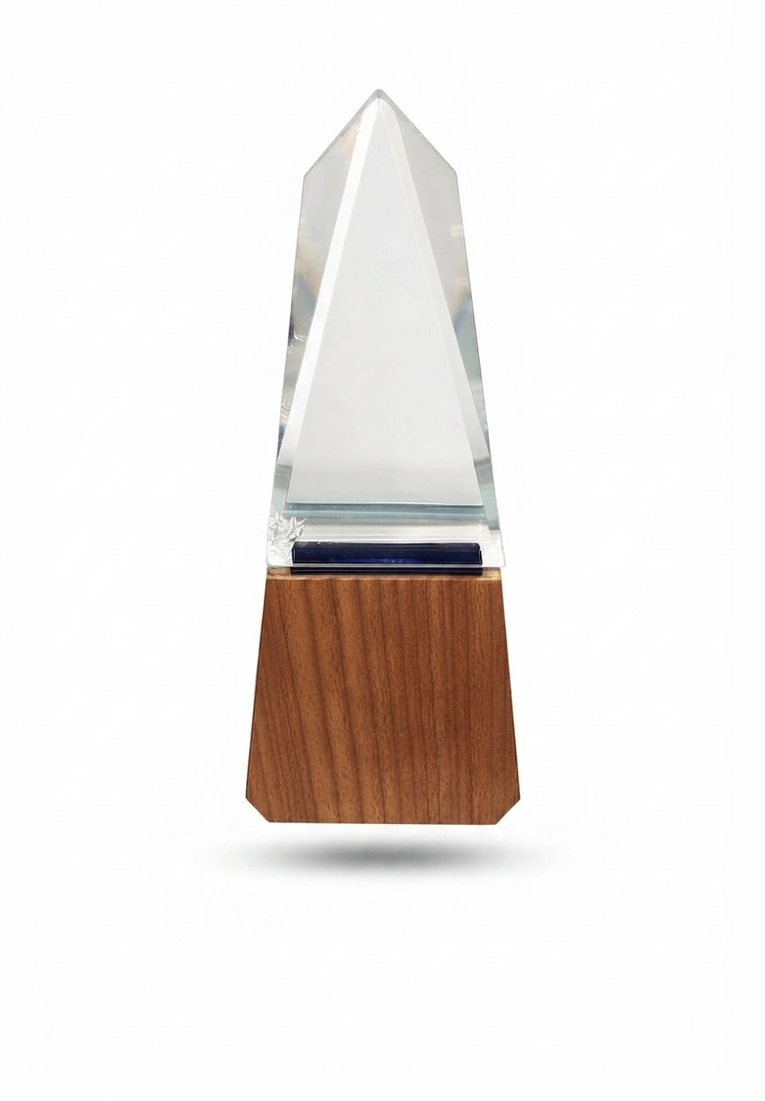 Corporate Crystal Trophy Award CST 116 - Premium Crystal Awards - Meru Trophy