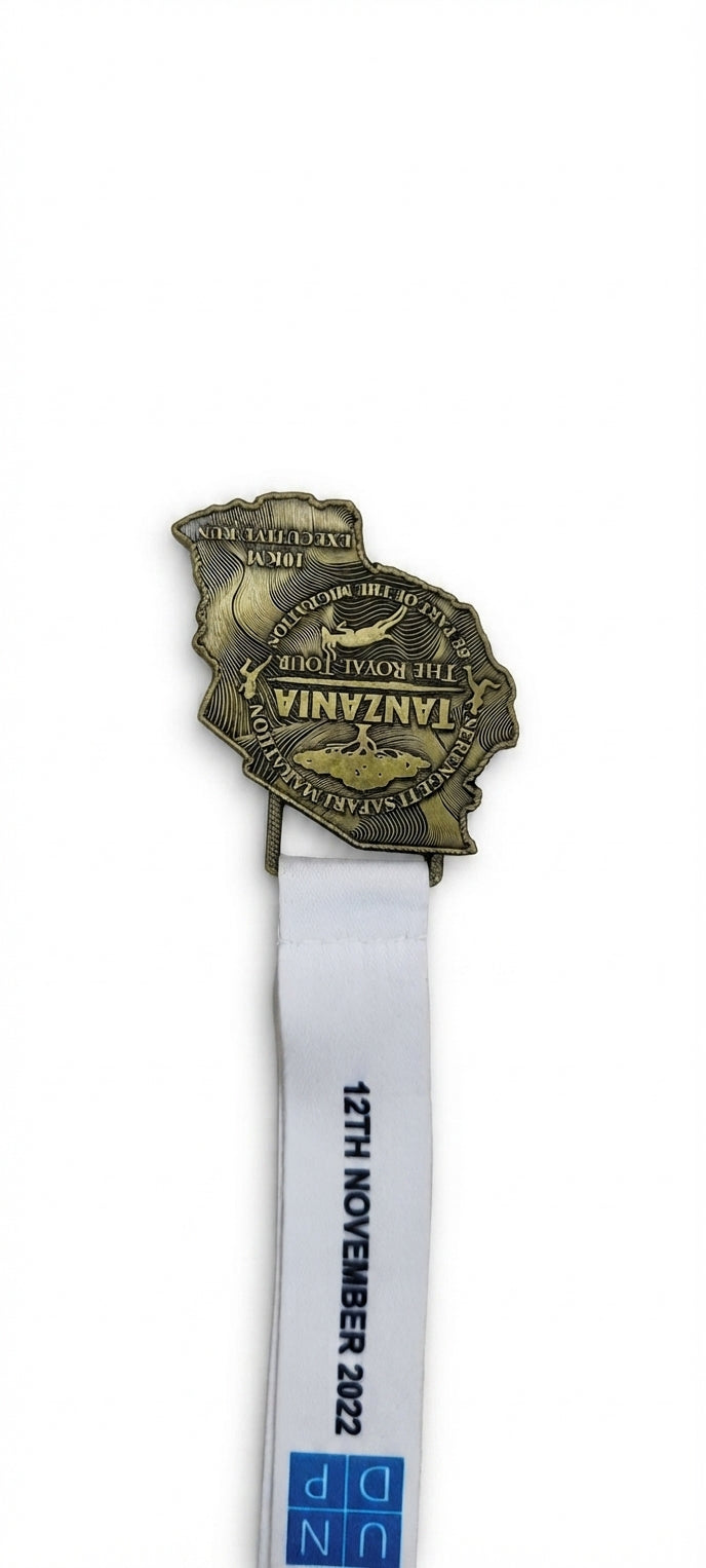 Custom Tanzania Marathon Medallions Awards - Engraved Medals 2022-6 - Meru Trophy