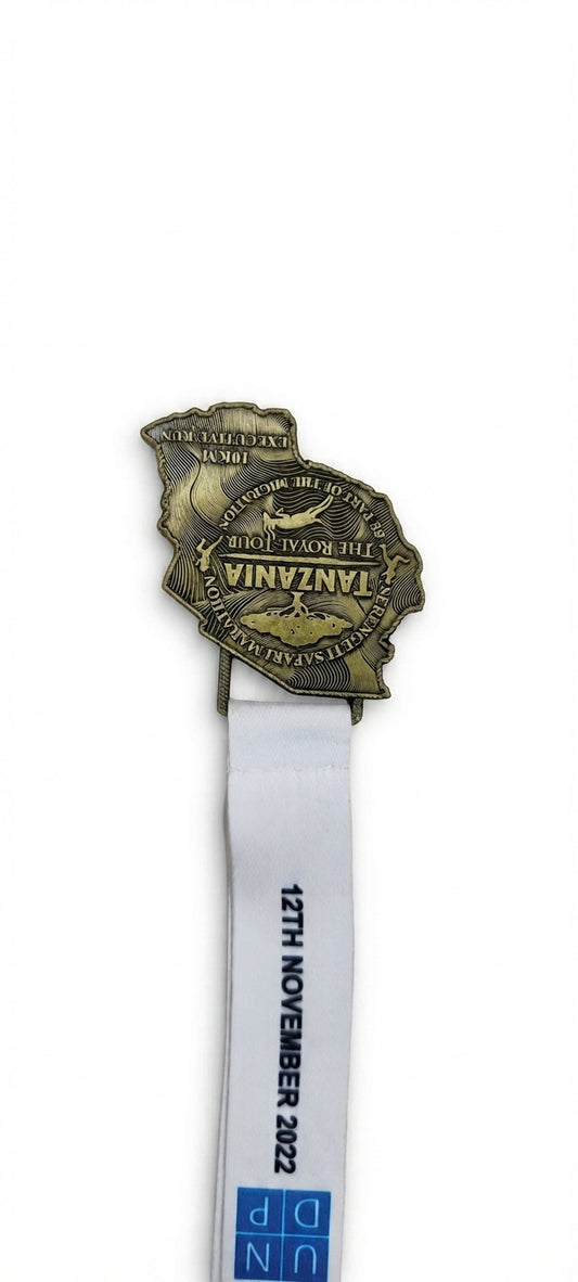 Custom Tanzania Marathon Medallions Awards - Engraved Medals 2022-6 - Meru Trophy