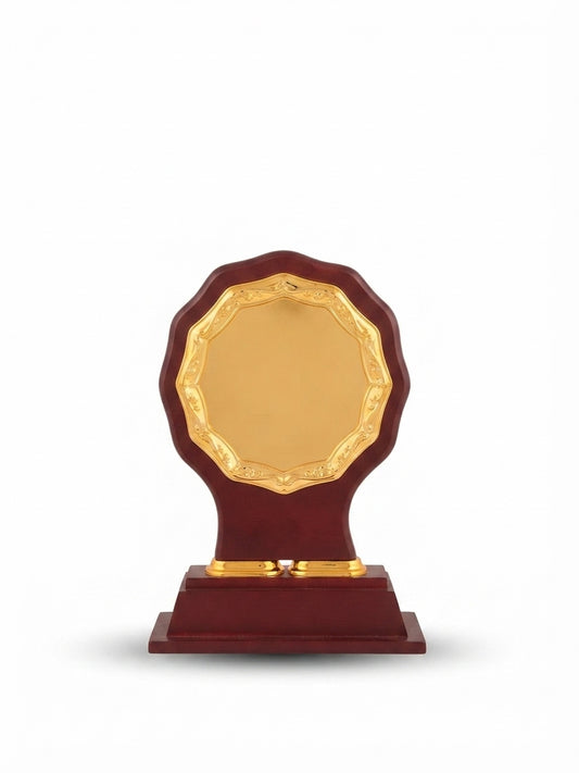 JH 233 A Meru Trophy Custom Decorative Plaque Gold Engraved Trophy jh-233-a - Meru Trophy