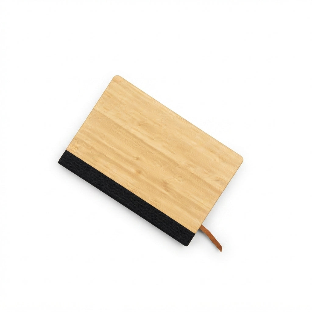 Bamboo Cover Notebook - Bamboo - Meru Trophy corporate gifting