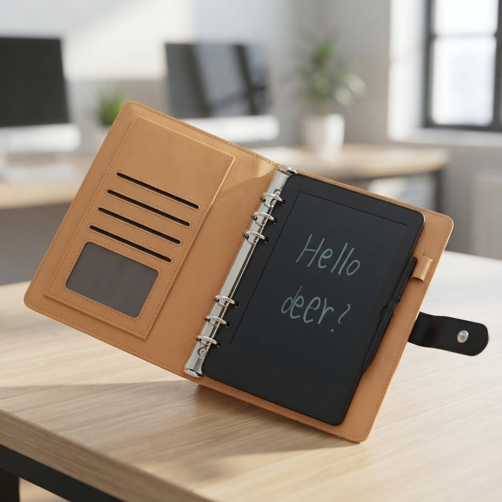 Organiser Diary with LCD Writing Tablet - lifestyle - Meru Trophy corporate gifting