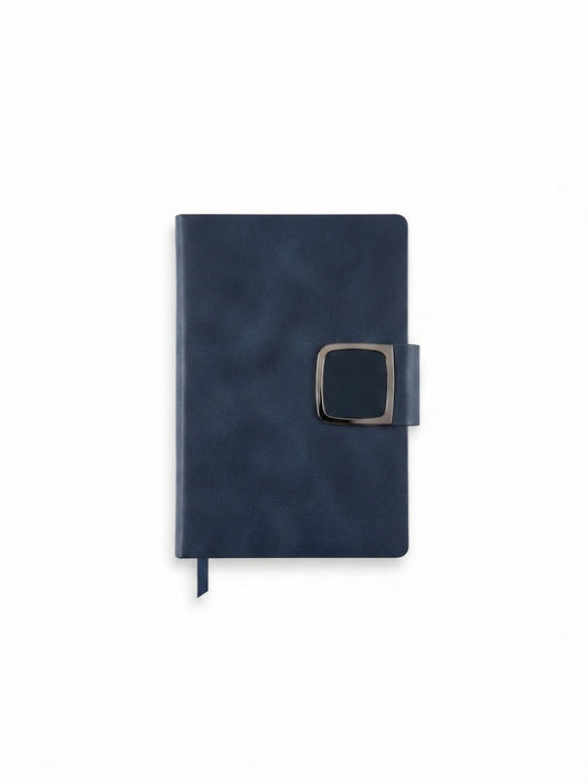 PU Diary with Square Magnetic Flap - Navy - Meru Trophy corporate gifting