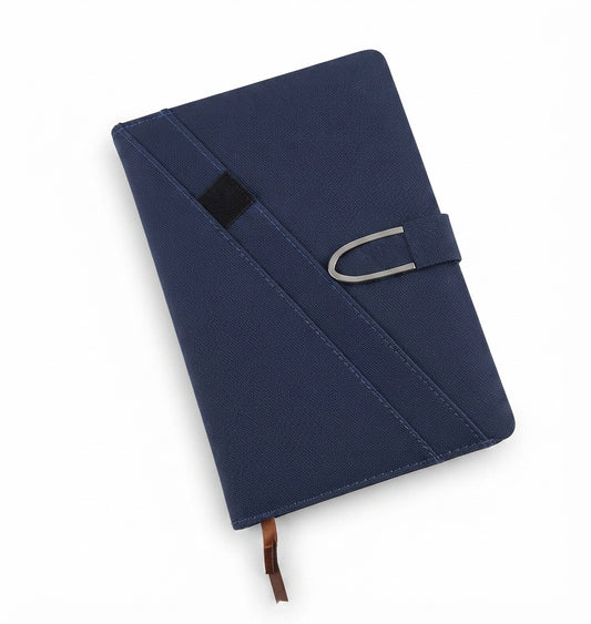 Marble Panel Magic Slate Diary - Navy - Meru Trophy corporate gifting