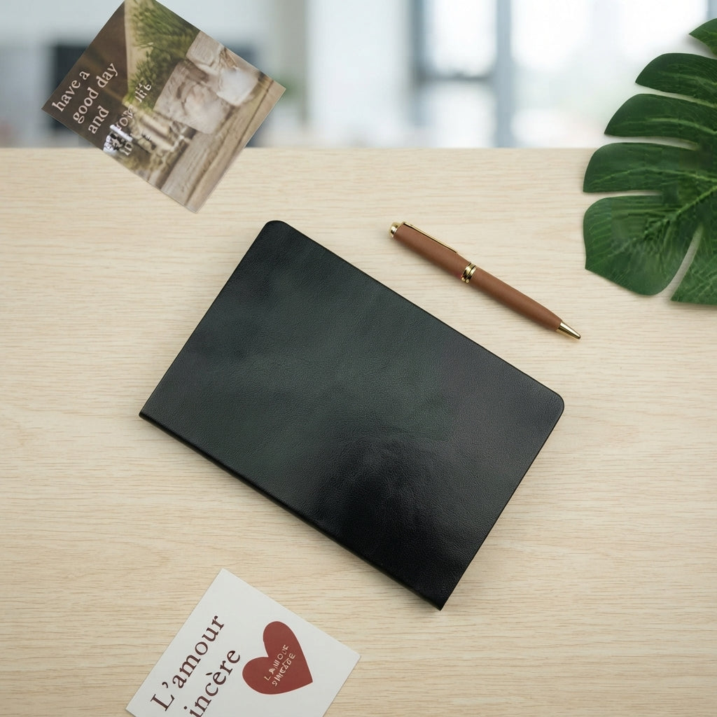 Plain Hard Bound Diary - lifestyle - Meru Trophy corporate gifting