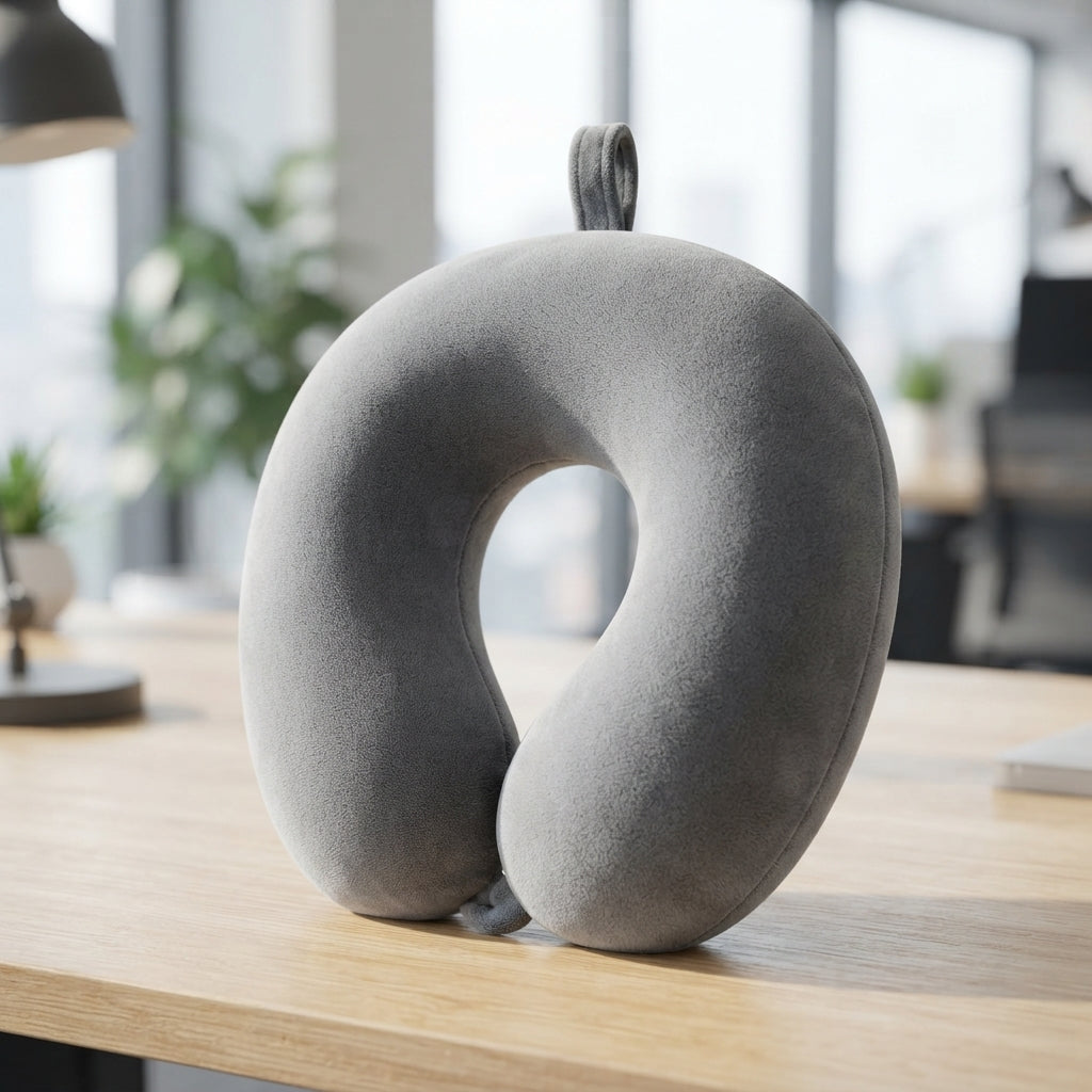 Round Travel Neck Pillow - lifestyle - Meru Trophy corporate gifting