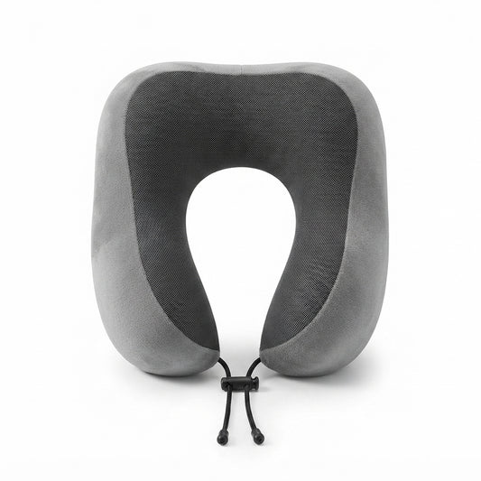 Square Travel Neck Pillow - Grey - Meru Trophy corporate gifting