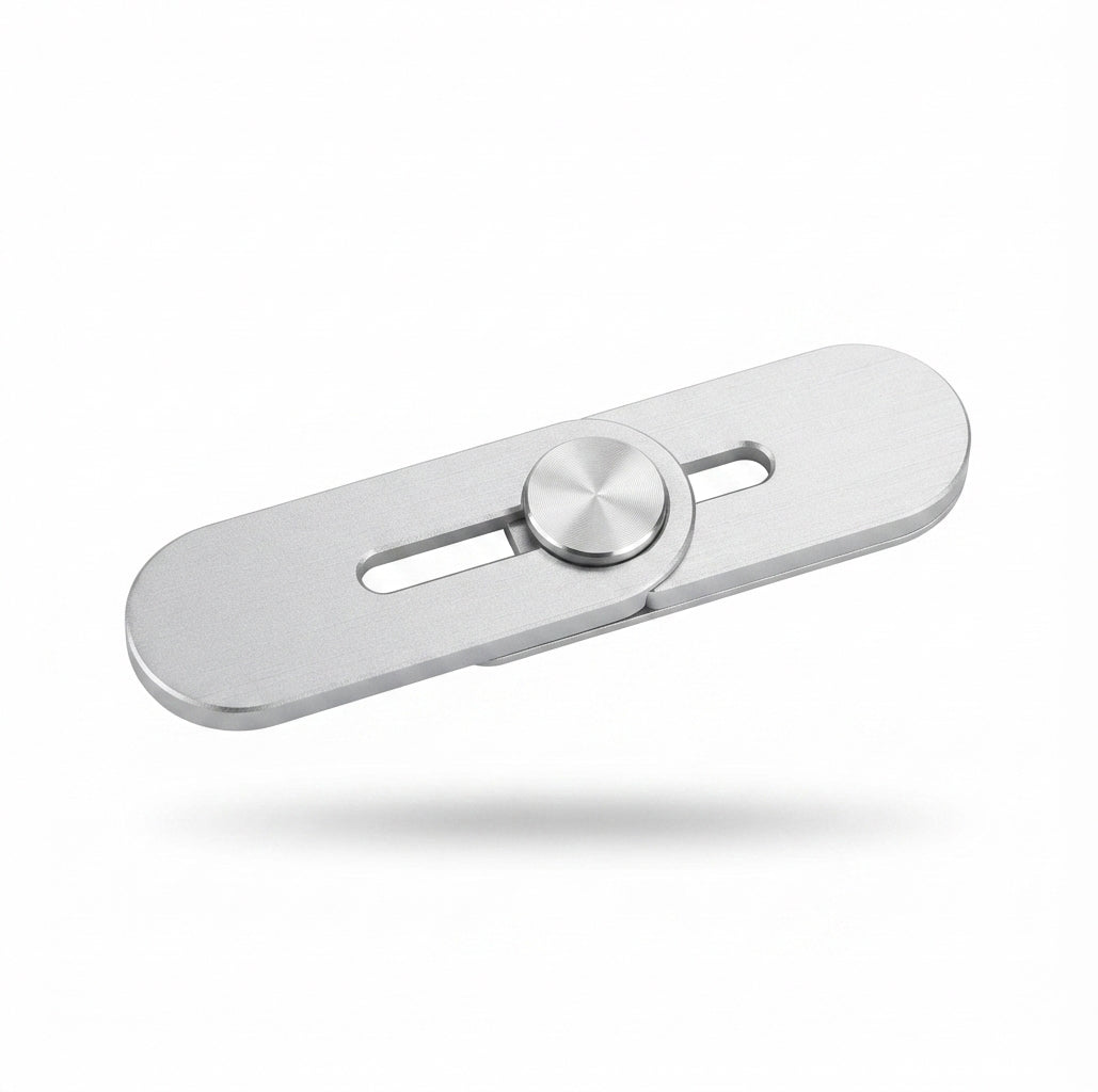 Adhesive Laptop-Side Phone Stand - Silver - Meru Trophy corporate gifting