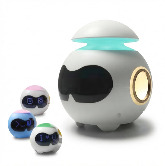 Robot LED Bluetooth Speaker - White - Meru Trophy corporate gifting