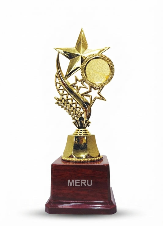 Gold Star Trophy Award - Symbol of Achievement 620 - Meru Trophy