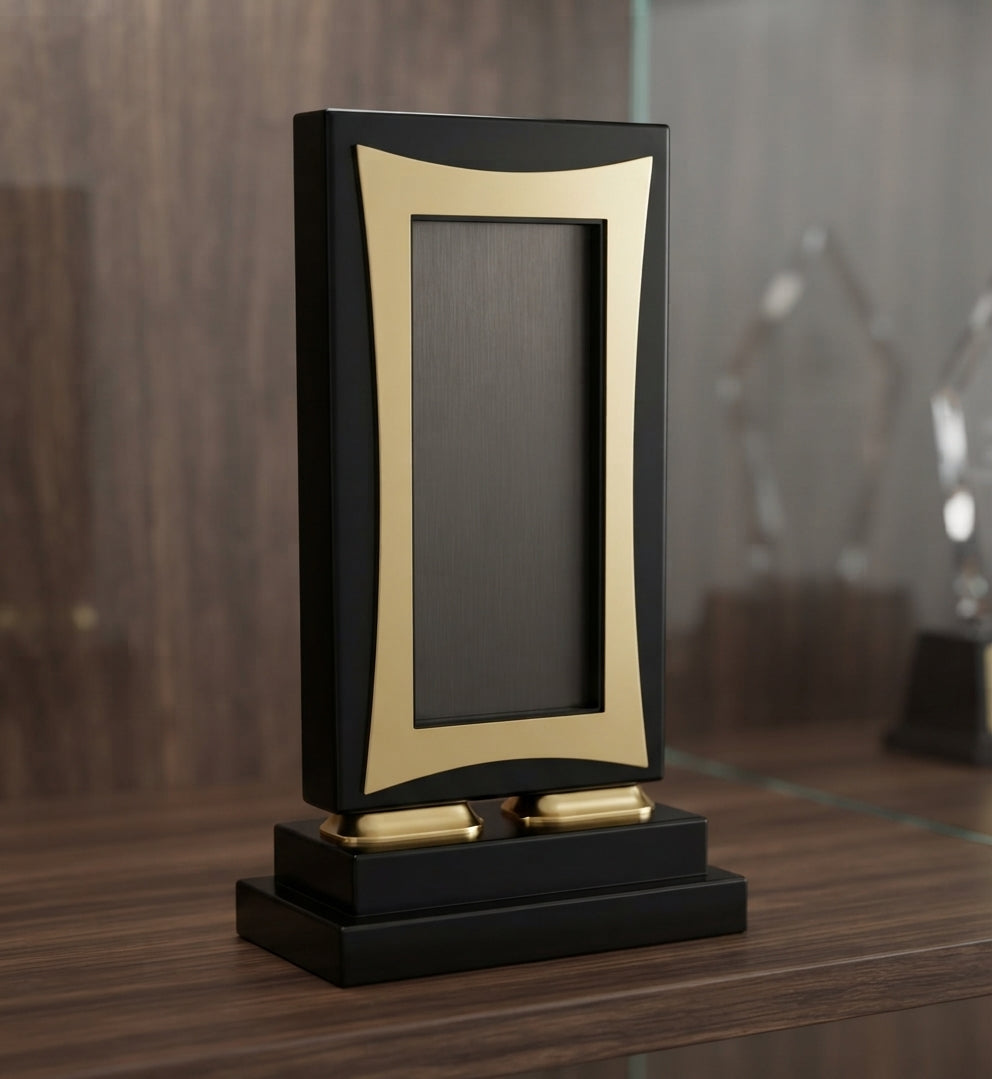 Wooden Memento Trophy Personalized Awards - Custom Awards & Trophies CP 75 alternate view - Meru Trophy