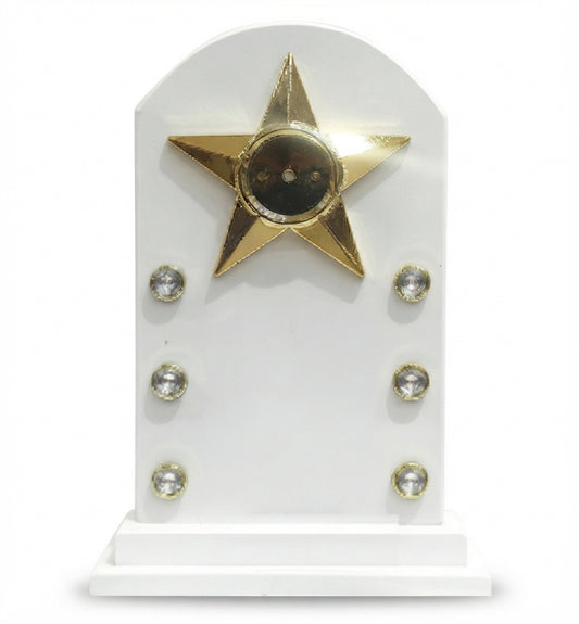Wooden Star Trophy Custom Awards Personalized Recognition WIM 18 - Meru Trophy