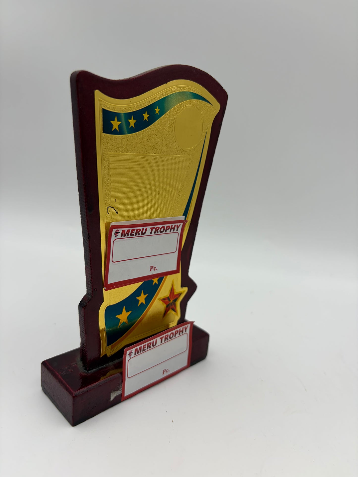 Wooden Recognition Award Trophy 1728 - Custom Wooden Mementos