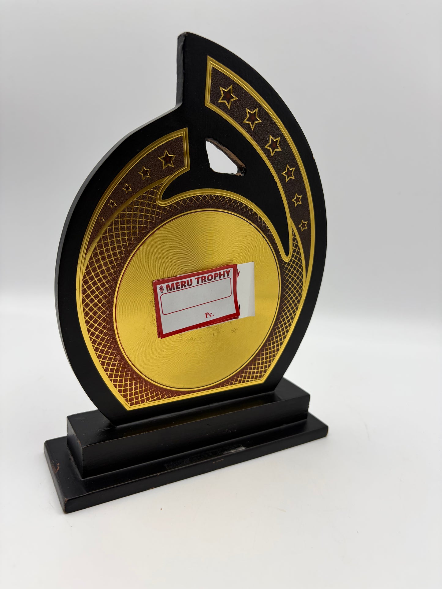Elegant Wooden Trophy - Corporate Recognition Awards - Custom Engraved 3103