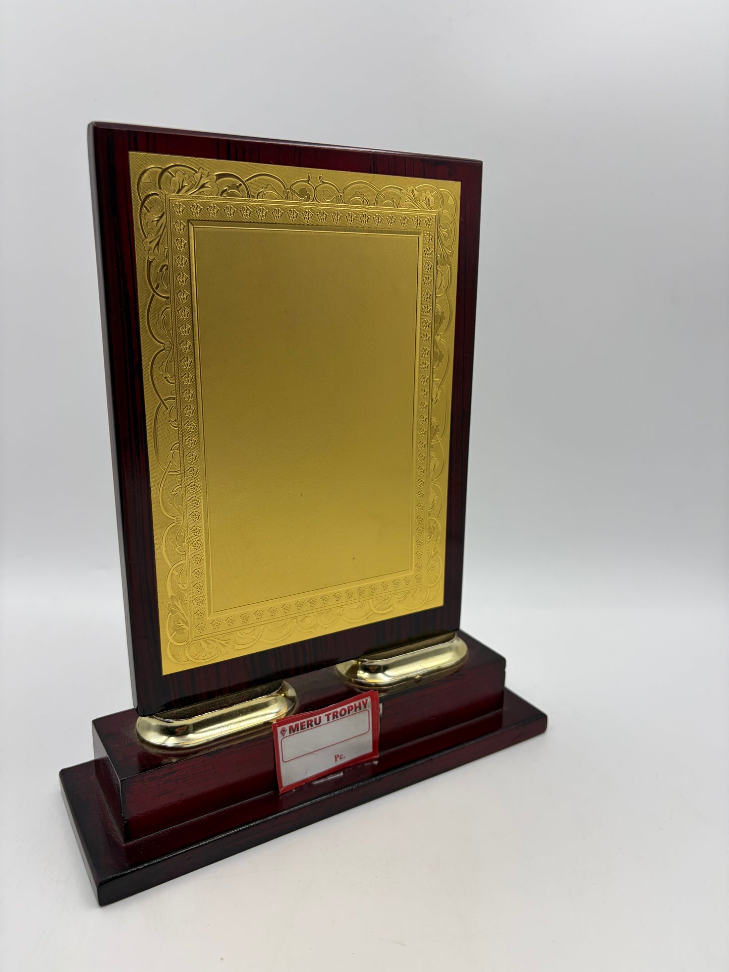Wooden Trophy Recognition Award 3196