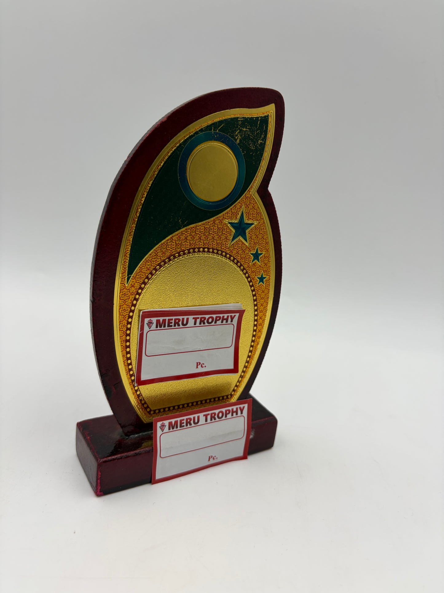 Wooden Memento Award & Trophy 1812 - Custom Engraved Recognition