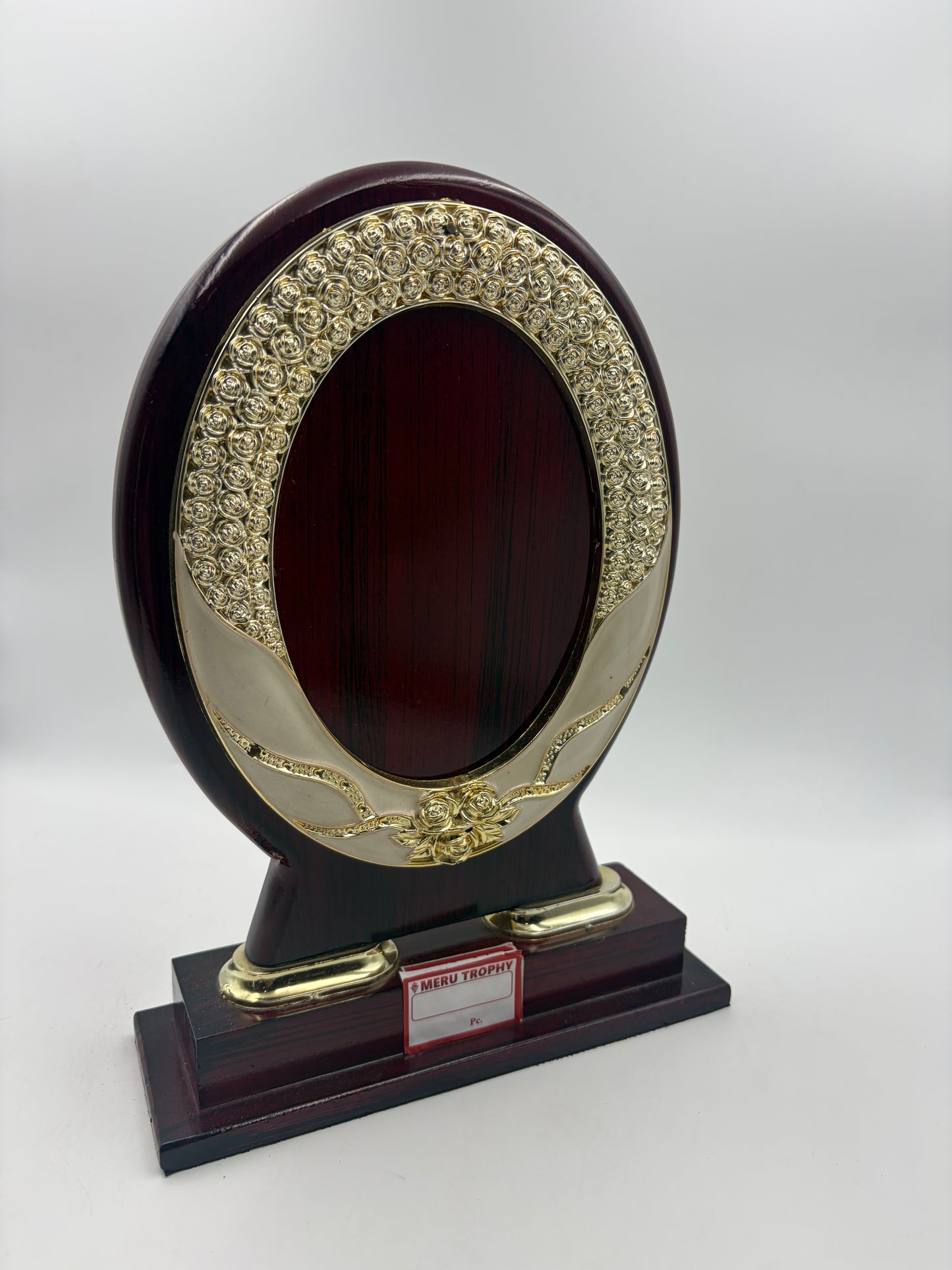 Wooden Appreciation Award Memento with Gold Accent  3143