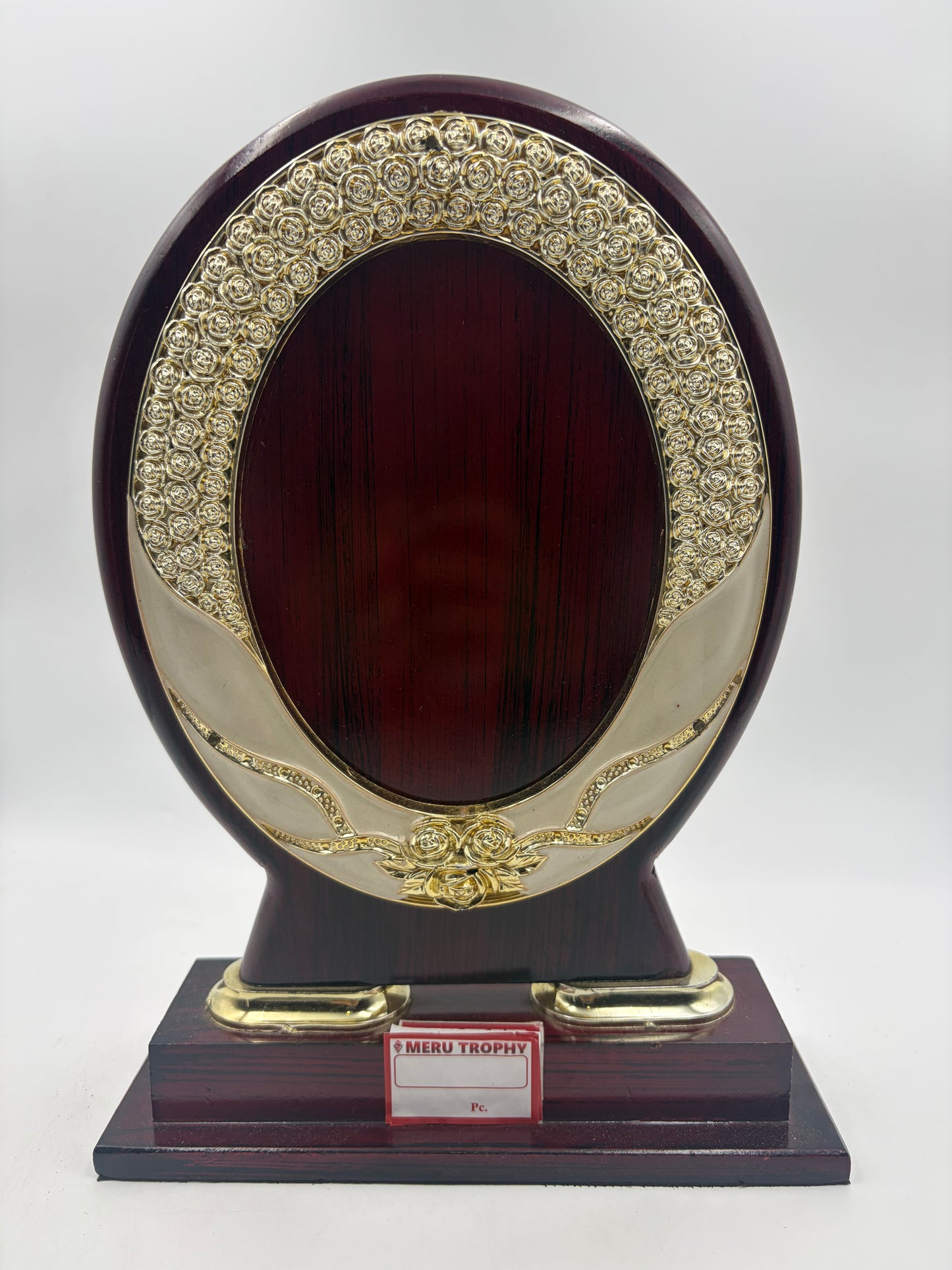 Wooden Appreciation Award Memento with Gold Accent  3143