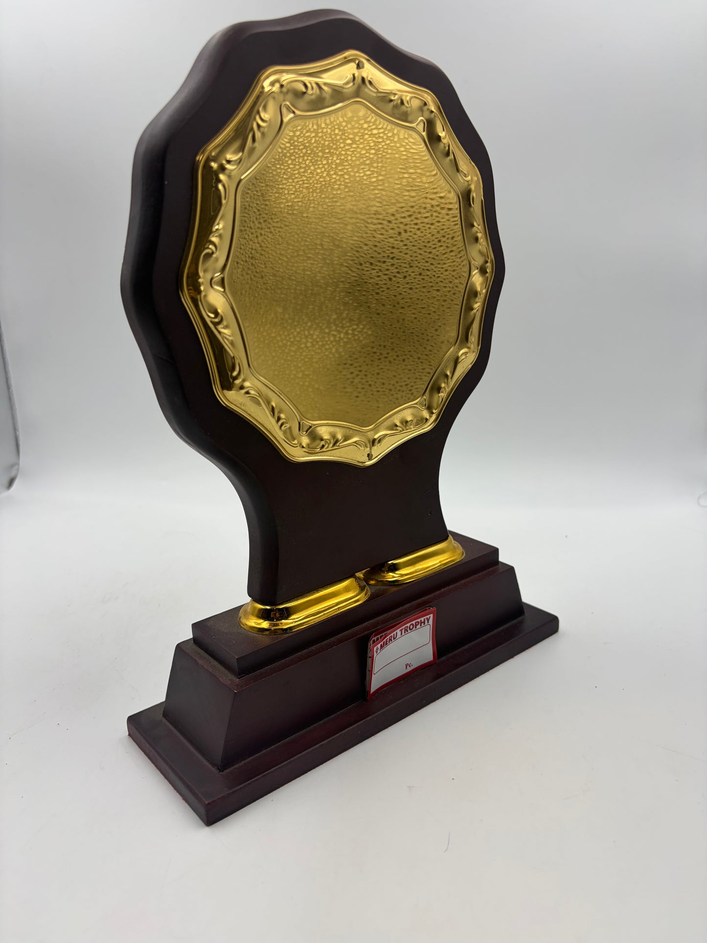 JH 233 A Meru Trophy Custom Decorative Plaque Gold Engraved Trophy jh-233-a