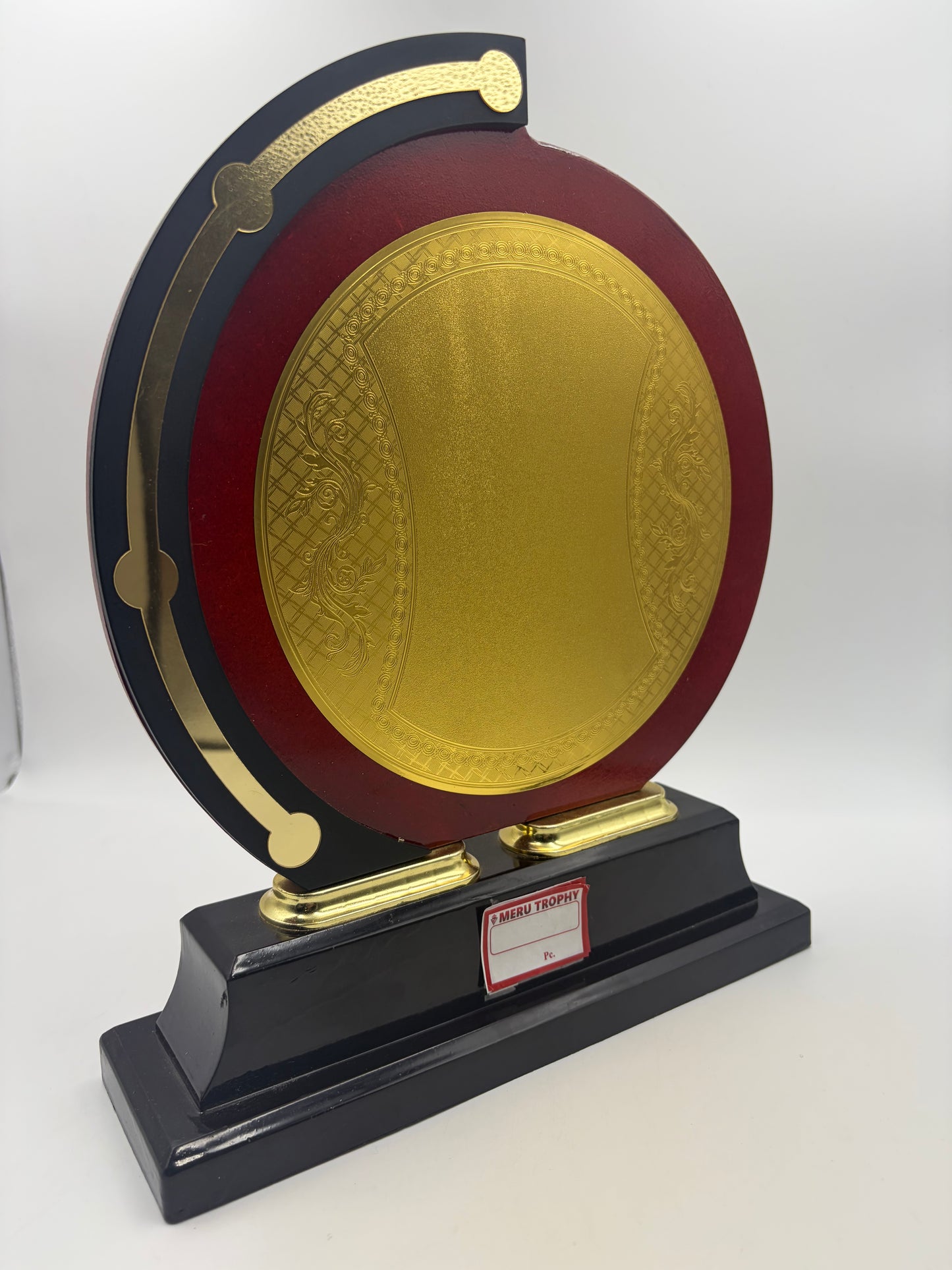 Wooden Memento Award Trophy with Gold Plate CP41 - Custom Awards & Trophies