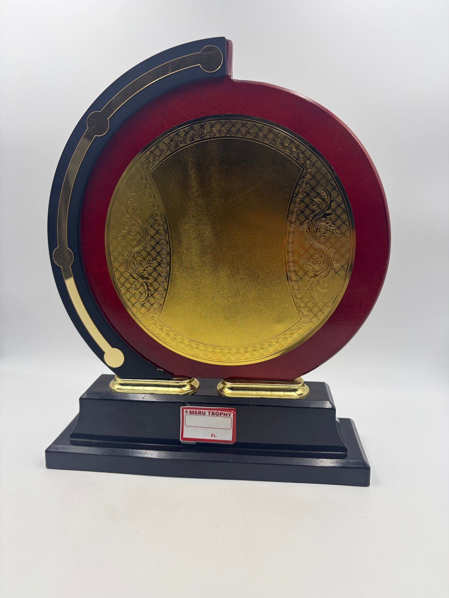 Wooden Memento Award Trophy with Gold Plate CP41 - Custom Awards & Trophies