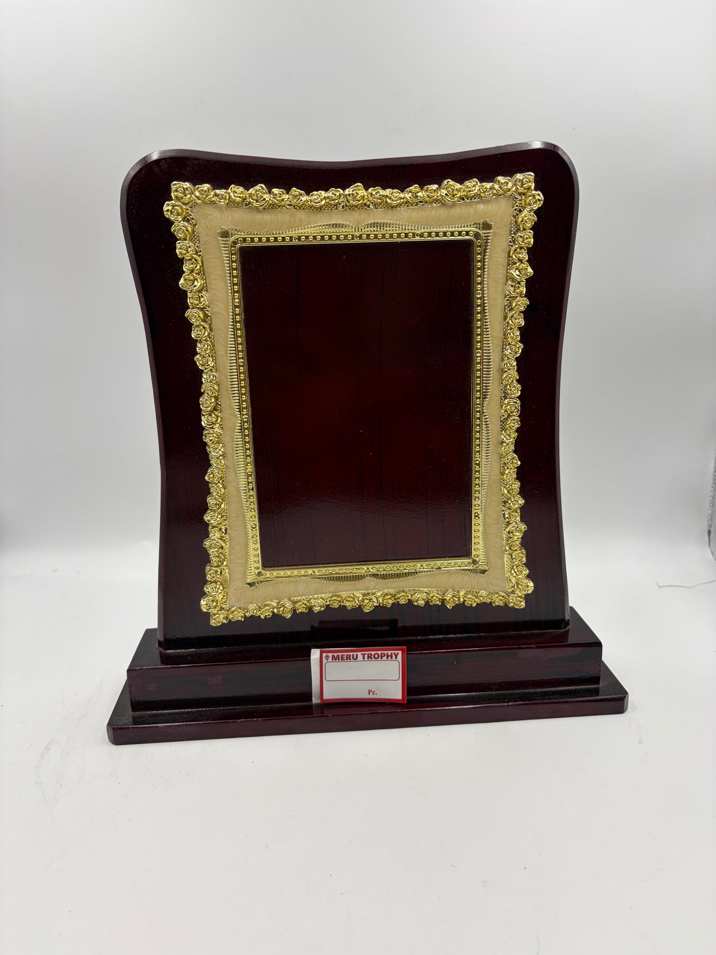 Wooden Achievement Trophy with Gold Detailing 1160