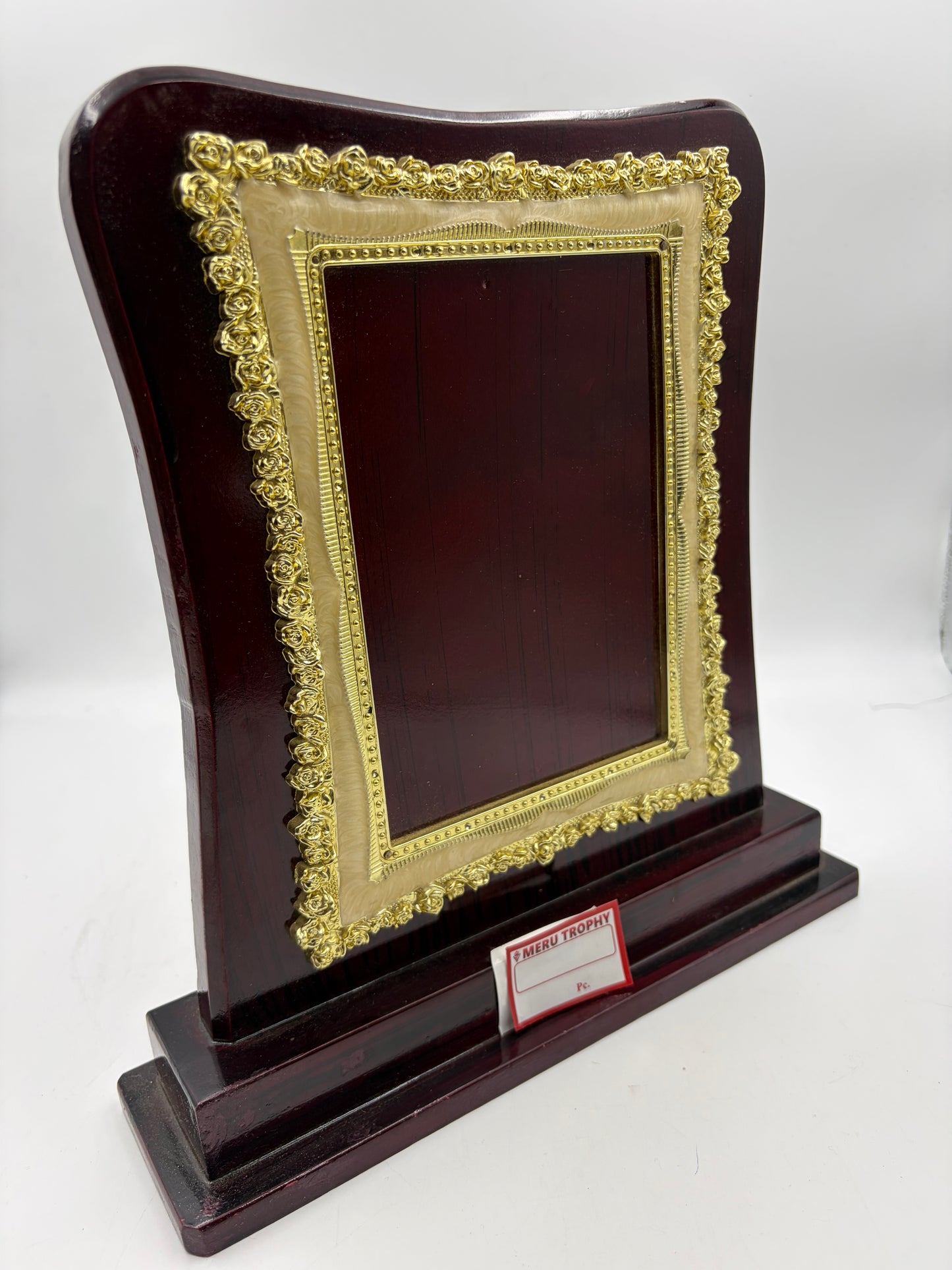 Wooden Achievement Trophy with Gold Detailing 1160