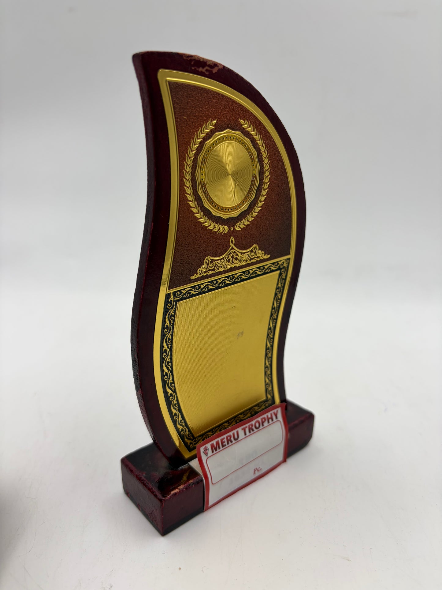 Wooden Memento Recognition Award 1834 - Custom Wooden Trophy