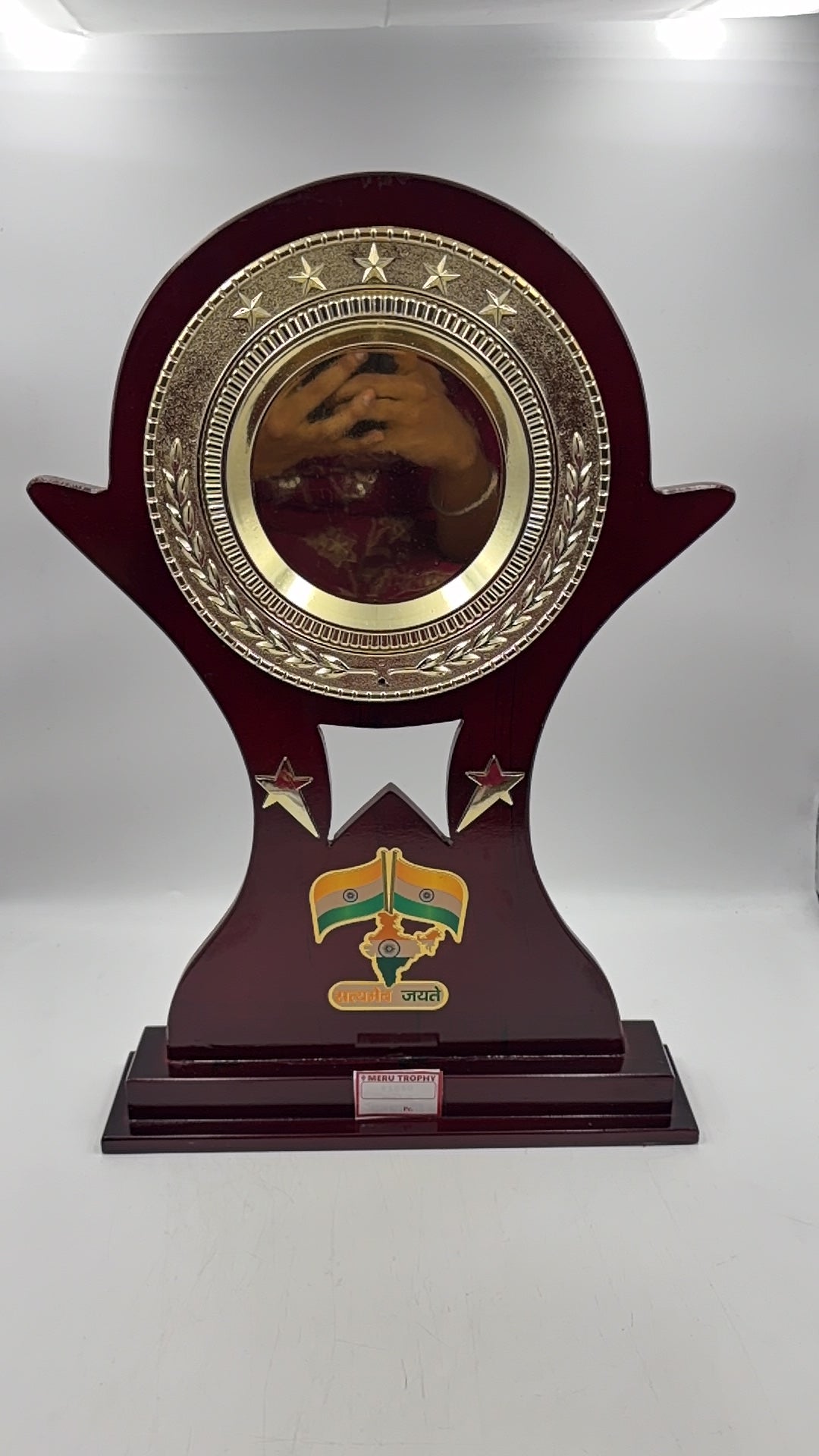 Custom Wooden Memento Award Trophy  4061