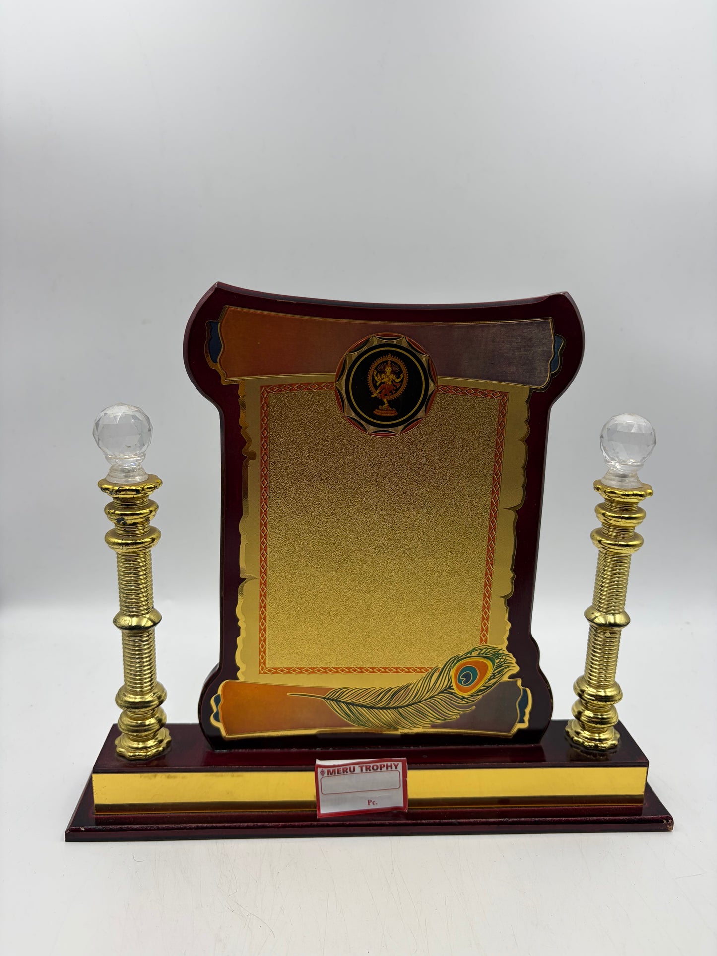 Wooden Memento Corporate Award & Recognition Trophy 2539 - Custom Trophies