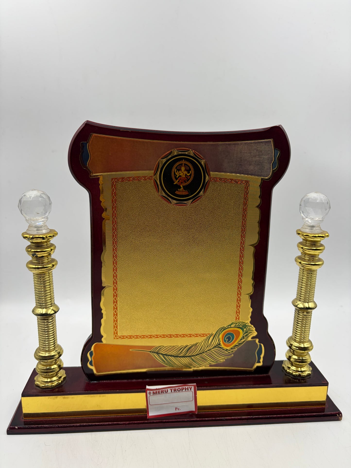 Wooden Memento Corporate Award & Recognition Trophy 2539 - Custom Trophies