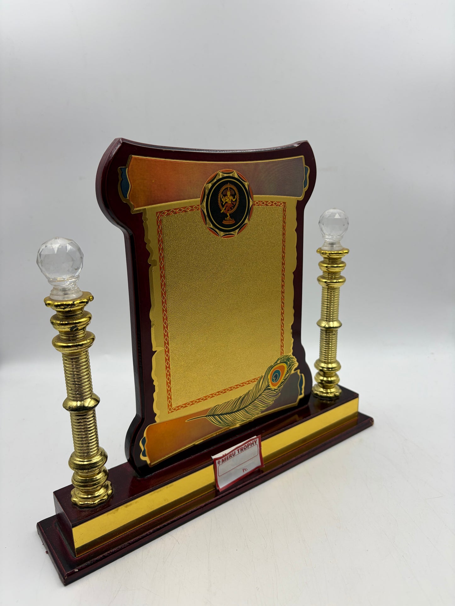 Wooden Memento Corporate Award & Recognition Trophy 2539 - Custom Trophies