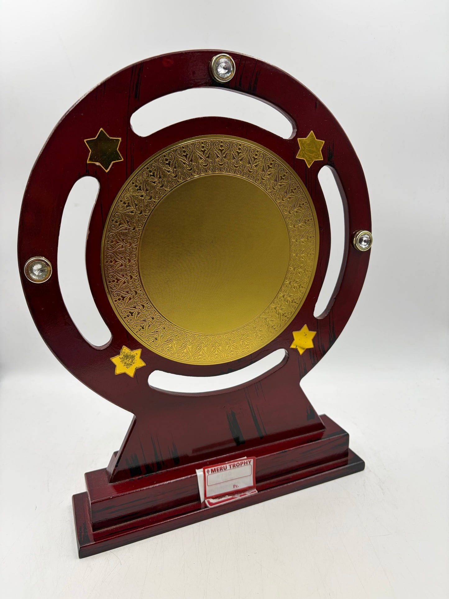 Wooden Memento Award Trophy for Recognition and Awards - Custom Engraved 4020