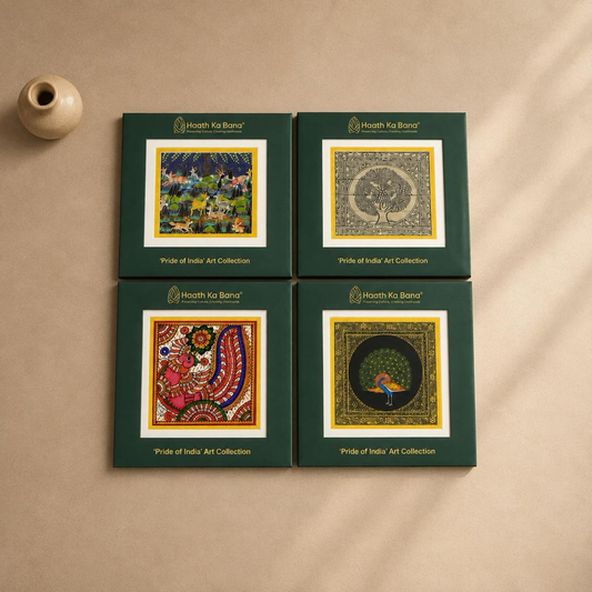 Bharat Gaurav Craft Art Box Set, four regional Indian handicrafts