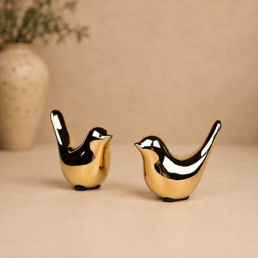 Metallic Dovetail Bird Figurine, handcrafted Metal Craft