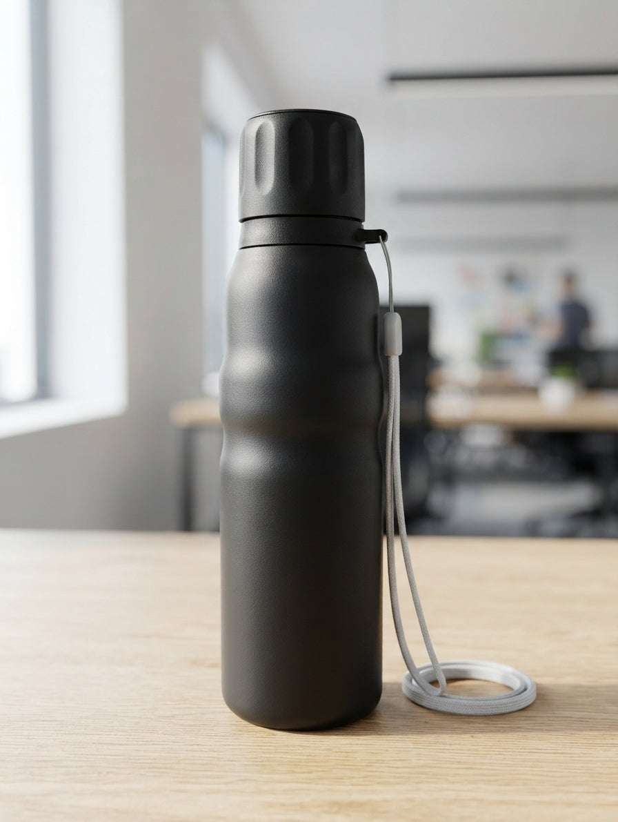Steel Sports Bottle - lifestyle - Meru Trophy corporate gifting