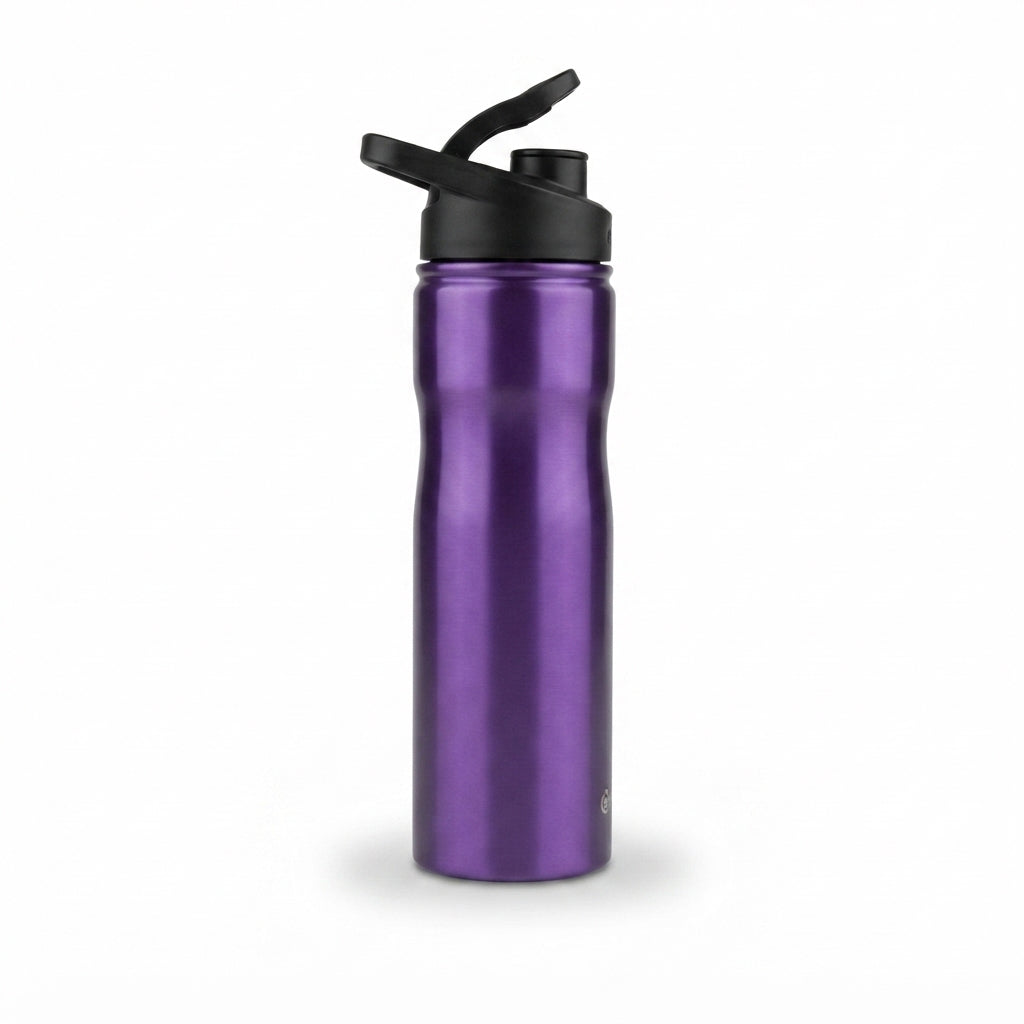 Sipper Bottle with Flip Spout Cap - Purple - Meru Trophy corporate gifting