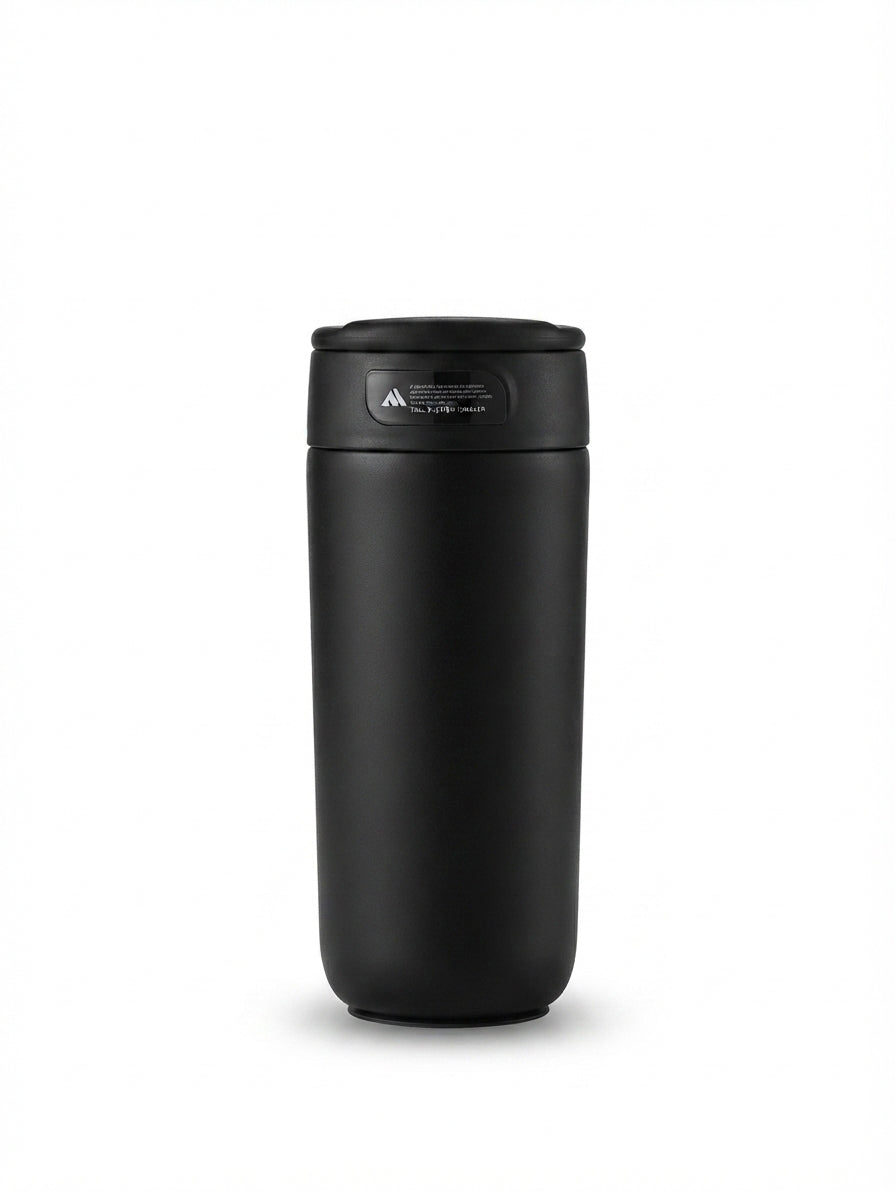 Tall Suction Tumbler - Black - Meru Trophy corporate gifting