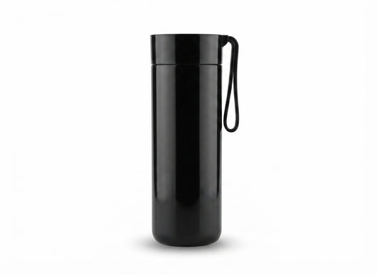 Suction Flask with Carry Loop - Black - Meru Trophy corporate gifting