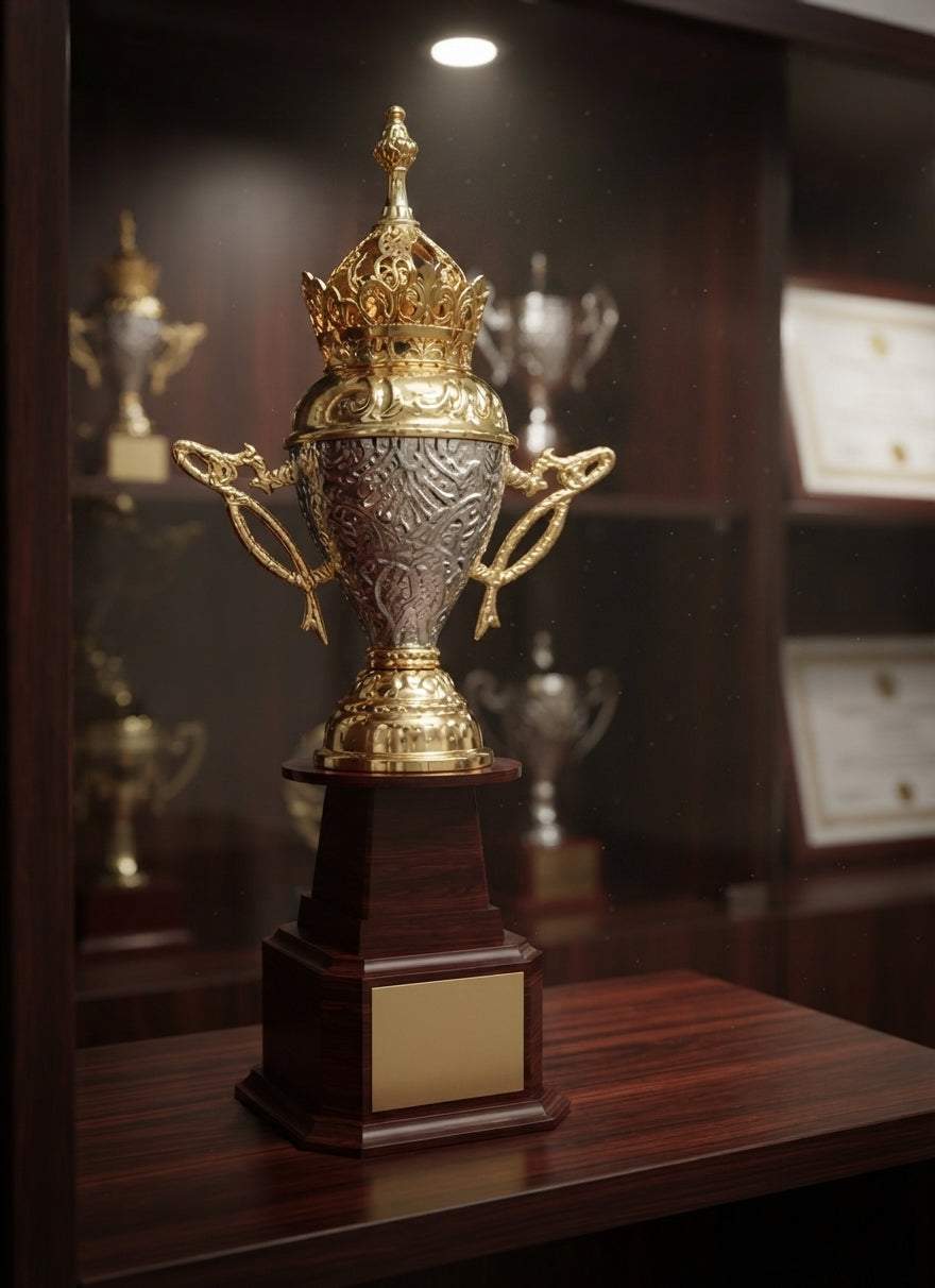Custom Metal Cup Trophy AS 931 - Sports Awards & Cricket Trophies alternate view - Meru Trophy