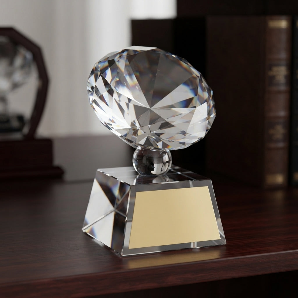 Crystal Trophy - Elegant Recognition Awards CST 125 alternate view - Meru Trophy