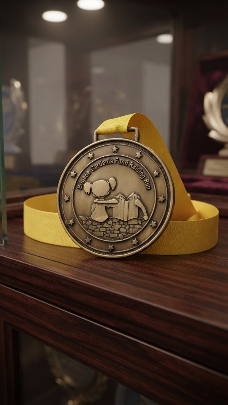 Custom Academic Medal Students Bronze Recognition Award - Engraved Medals & Trophies 5 alternate view - Meru Trophy