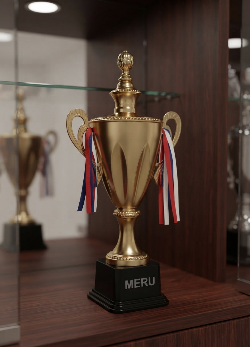 Gold Trophy Cup Award 2052 alternate view - Meru Trophy